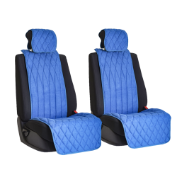 Комплект накидок на передние сиденья из алькантары (инфинити) Blue