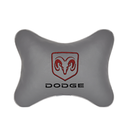 Подушка на подголовник экокожа L.Grey DODGE