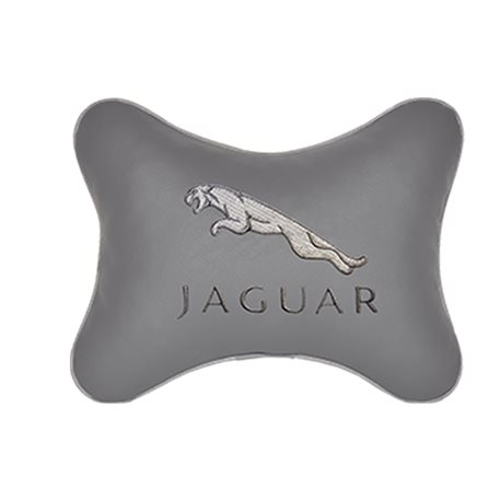 Подушка на подголовник экокожа L.Grey JAGUAR