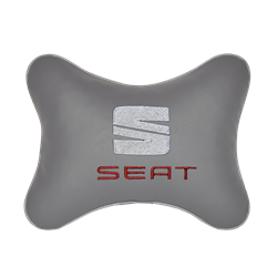 Подушка на подголовник экокожа L.Grey SEAT