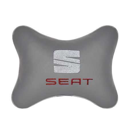 Подушка на подголовник экокожа L.Grey SEAT