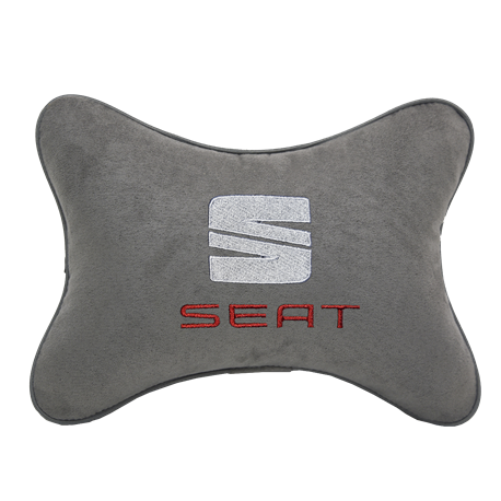 Подушка на подголовник алькантара L.Grey SEAT