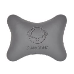 Подушка на подголовник экокожа L.Grey SSANG YONG
