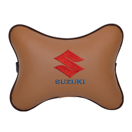 Подушка на подголовник экокожа Fox SUZUKI