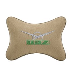 Подушка на подголовник алькантара Beige UAZ