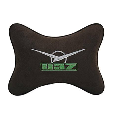 Подушка на подголовник алькантара Coffee UAZ