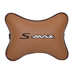 Подушка на подголовник экокожа Fox с логотипом автомобиля FORD S-Max