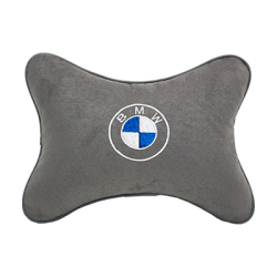 Подушка на подголовник алькантара L.Grey BMW